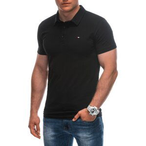 Edoti Men's plain polo shirt