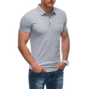 Edoti Men's plain polo shirt