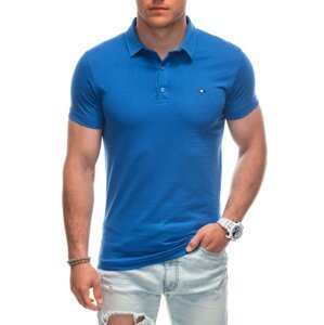 Edoti Men's plain polo shirt