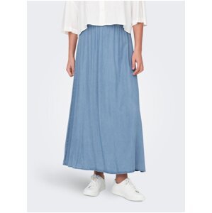 Blue women's denim maxi skirt ONLY Pema - Women's
