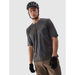 Men's Cycling Quick-Drying T-Shirt 4F - Brown