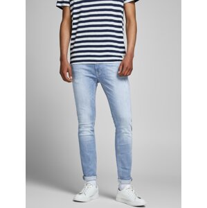 Svetlomodré skinny fit rifle Jack & Jones Liam