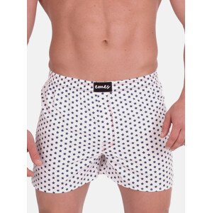 Emes white men's shorts with stars