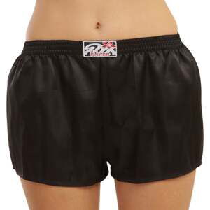 Women's boxer shorts Styx classic elastic satin black