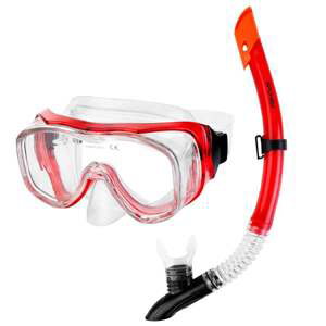 Spokey LUZON Panoramic snorkel set mask+snorkel