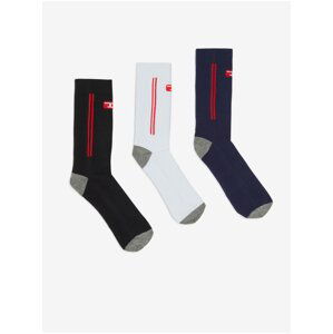 Diesel Ponožky - SKM-RAY-THREEPACK SOCKS viacfarebné