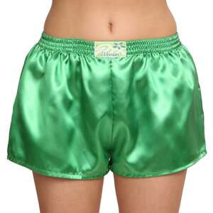 Women's shorts Styx classic rubber satin dark green
