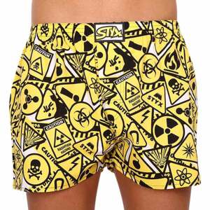 Men's Boxer Shorts Styx Art Classic Rubber Oversize Warning