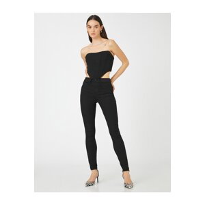 Koton The jeans are in a Slim Fit High Waist and Skinny Legs - Carmen Jean
