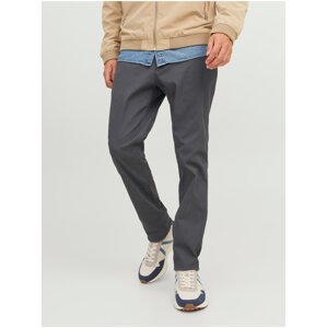 Šedé pánske chino nohavice nohavice Jack & Jones Marco