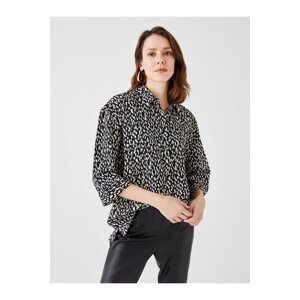 LC Waikiki Patterned Oversized Women's Shirts