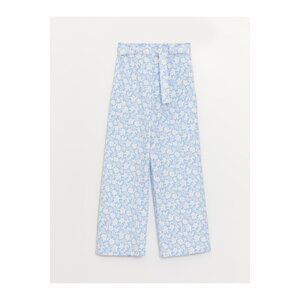 LC Waikiki Girls' Pants with Elastic Waist Patterned