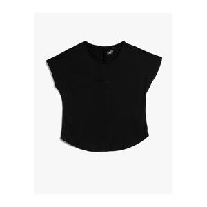Koton Sports T-Shirt Modal Lightweight Comfy Fabric Crew Neck Short Sleeve