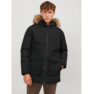 Čierna pánska zimná parka Jack & Jones Wing