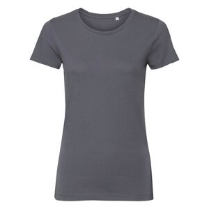 Dark grey women's t-shirt Pure Organic Russell