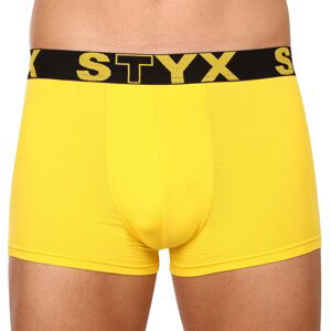 Men's boxers Styx sport rubber yellow