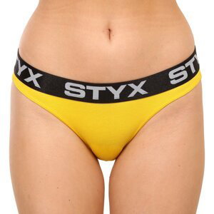 Women's panties Styx sports rubber yellow