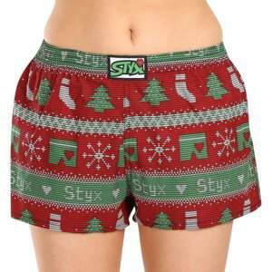 Women's shorts Styx art classic rubber Christmas knitted