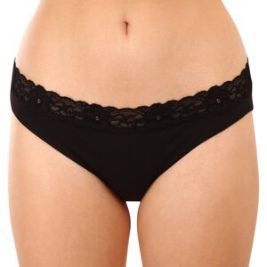 Women's panties Styx with lace black