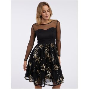 Orsay Black women's dress with sequins - Women's