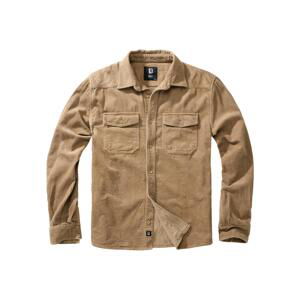 Corduroy Classic Long Sleeve Shirt Camel