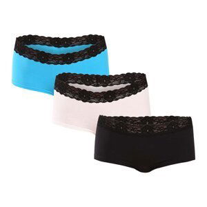 3PACK women's panties Styx with leg multicolor