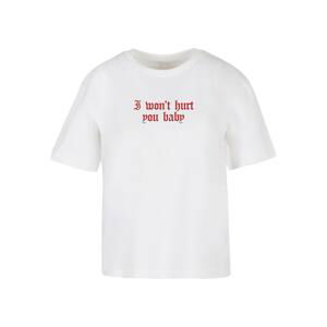 Women's T-shirt I Won't Hurt You Baby - white