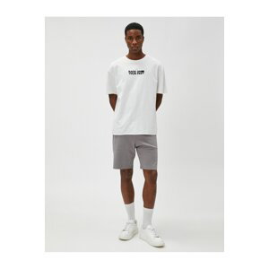 Koton Lace-Up Shorts With Pocket Details, Slim Fit.