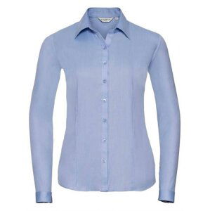 Women's Long Sleeve Shirt, Herringbone Shirt Russell