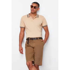 Trendyol Camel Regular Fit Summer Shorts