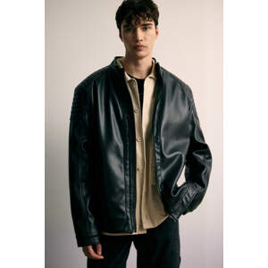 DEFACTO Water Repellent Slim Fit Taffeta Faux Leather Jacket