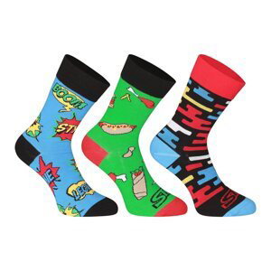 3PACK Cheerful Styx High Socks Multicolored