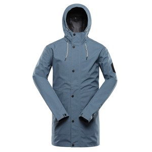 Alpine Pro Modrý pánsky nepremokavý kabát ALPINE PRE PERFET
