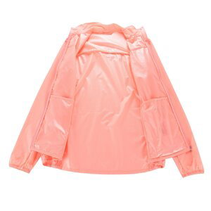 Women's ultralight jacket with dwr finish ALPINE PRO SPINA neon salmon