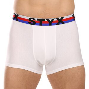 Men's Boxer Shorts Styx Sports Rubber White Tricolor