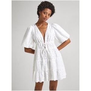 White women's dress Pepe Jeans Delia - Women