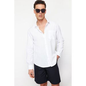 Trendyol White Regular Fit 100% Cotton Shirt