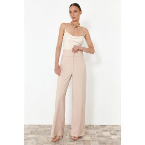 Trendyol Stone Corset Detailed Woven Trousers