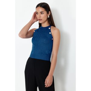 Trendyol Saks Barbell Neck Top Knitwear Blouse