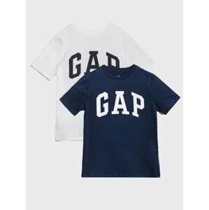 Modré chlapčenské tričko GAP logo
