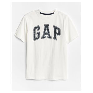 Biele chlapčenské tričko GAP Logo