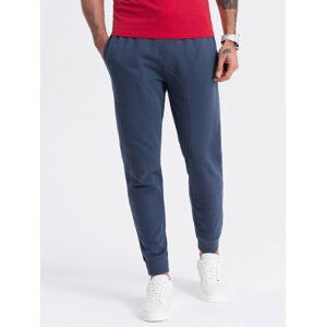 Ombre Men's jogger sweatpants - navy blue