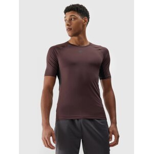 Men's Sports Quick-Drying T-Shirt 4F - Brown