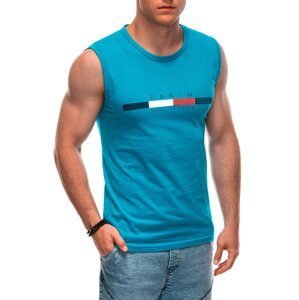 Edoti Men's printed tank top