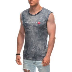 Edoti Men's printed tank top