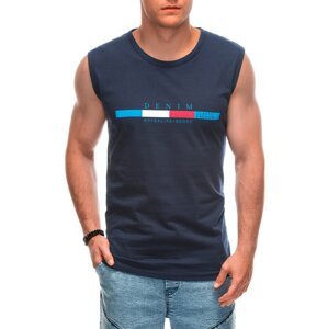 Edoti Men's printed tank top