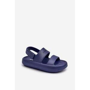ProWater Navy Blue Lightweight Velcro Foam Sandals