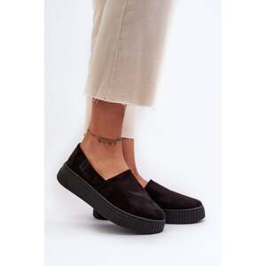 Women's sneakers on the Memory Foam System Black platform