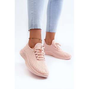 Women's sports shoes made of lightweight Pink Xalara fabric
