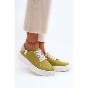 Women's sneakers MEMORY FOAM SYSTEM BIG STAR Lime